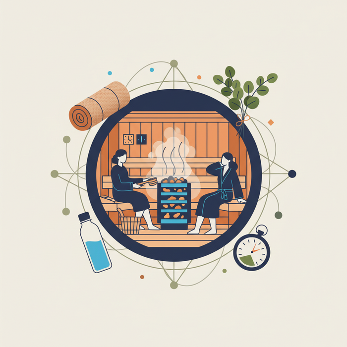 Illustration for Unlock Deeper Relaxation: Essential Sauna Accessories for Enhanced Home Recovery