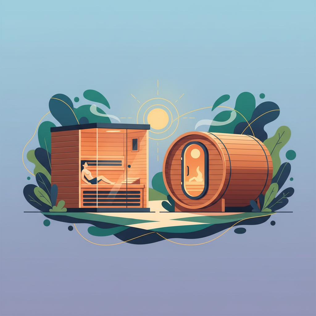 Illustration for MySauna vs Redwood Outdoors: Choosing the Best Home Sauna for Your Wellness Retreat