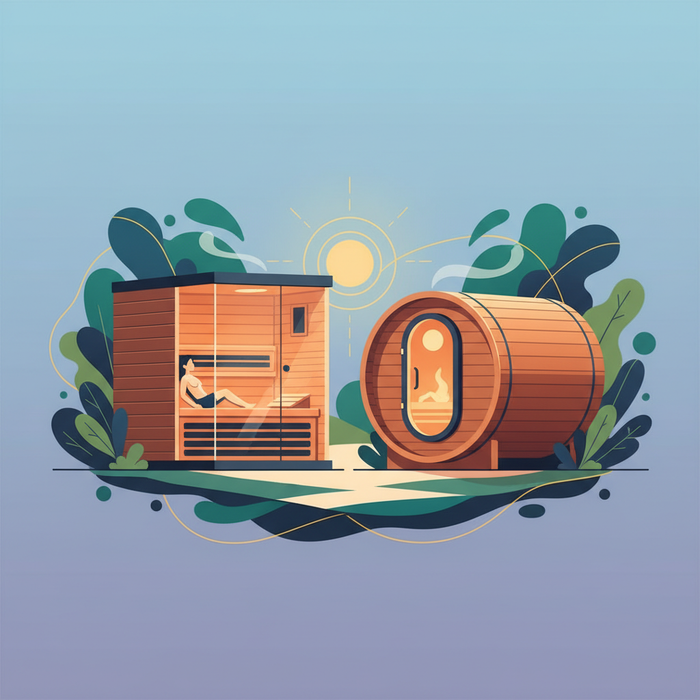 Illustration for MySauna vs Redwood Outdoors: Choosing the Best Home Sauna for Your Wellness Retreat