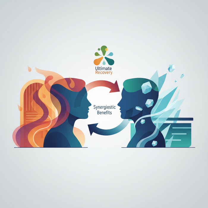 Illustration for Elevate Home Wellness: Discover Integrated Sauna and Cold Plunge Packages for Ultimate Recovery