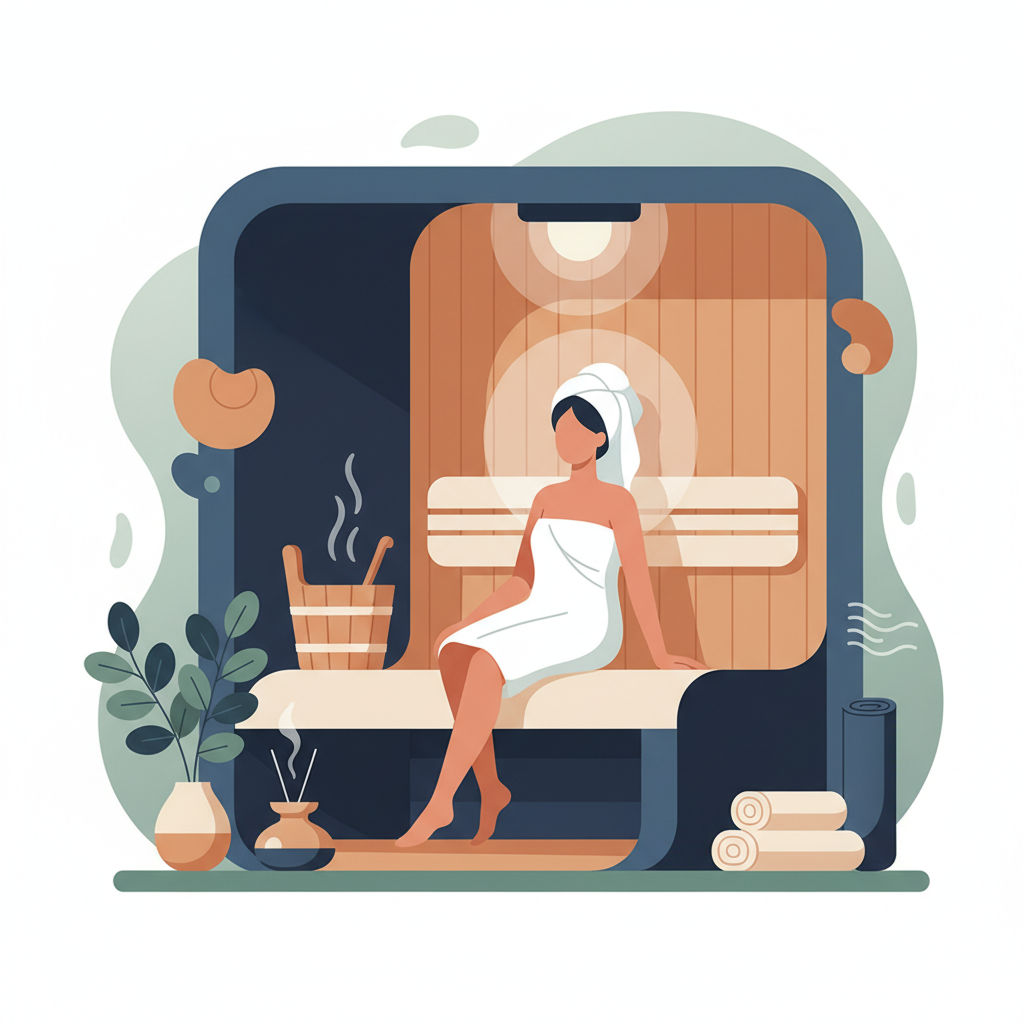 Illustration for Transform Your Home Sauna: Essential Accessories for Ultimate Comfort and Wellness