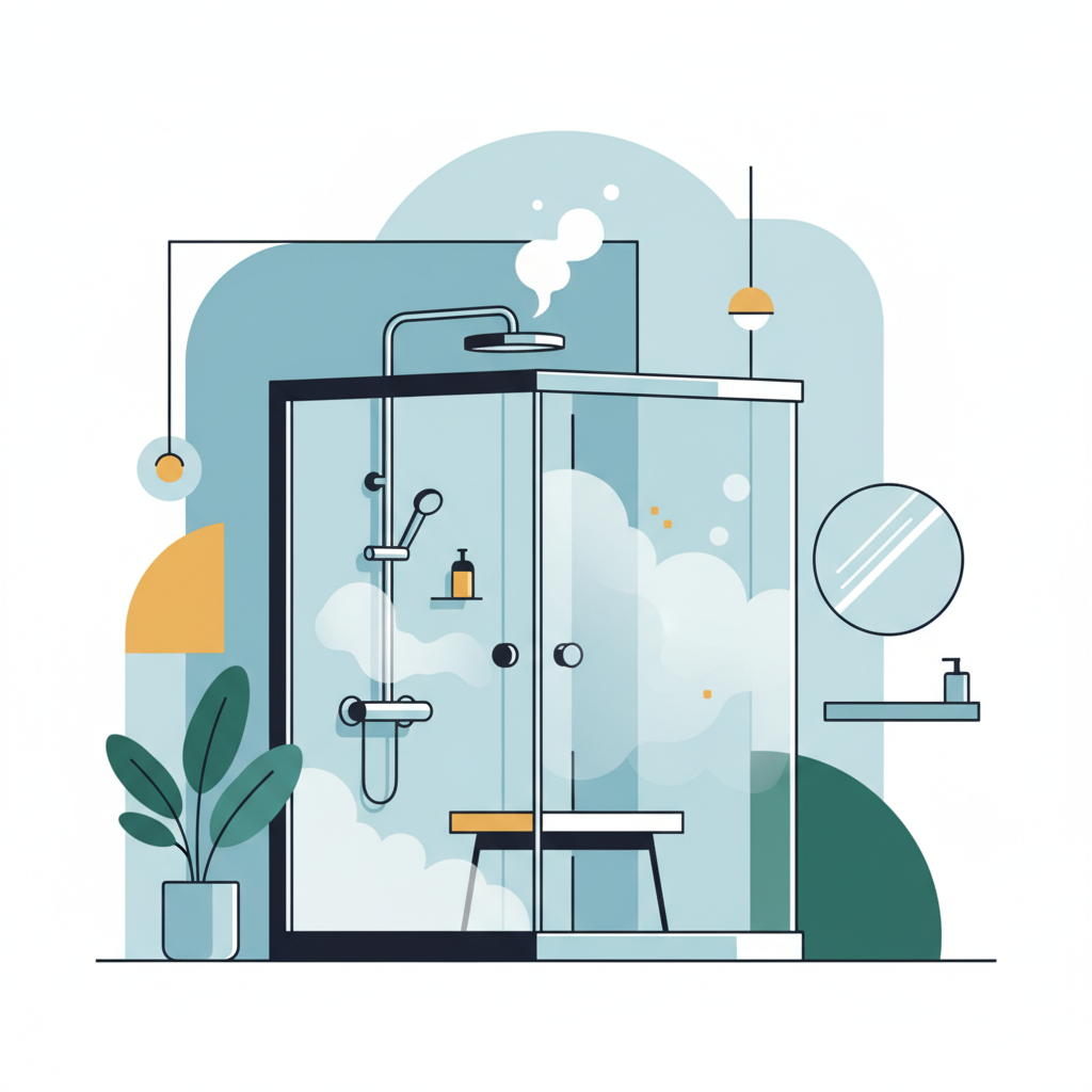 Illustration for Elevate Your Bathroom Design: Discover Premium Steam Shower Solutions for Modern Homes