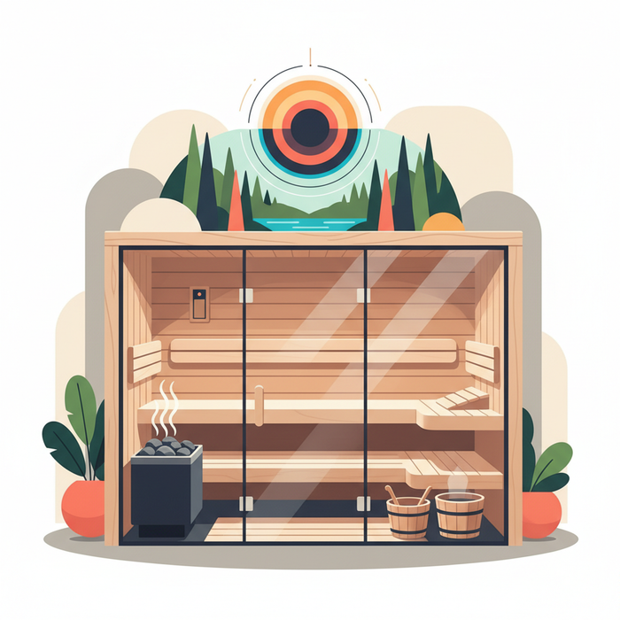 Illustration for Elevate Your Home Wellness: Essential Features for a Premium Sauna Experience