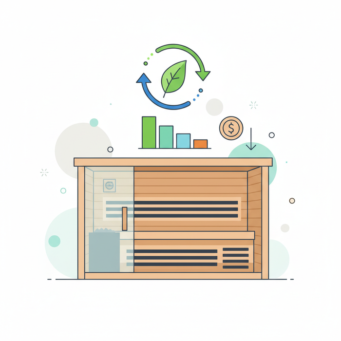 Illustration for Optimize Your Wellness: Unveiling Home Sauna Energy Efficiency and Running Costs