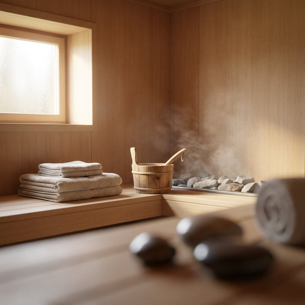 Illustration for Top 10 Essential Home Sauna Accessories for Building Your Ultimate Personal Recovery Retreat