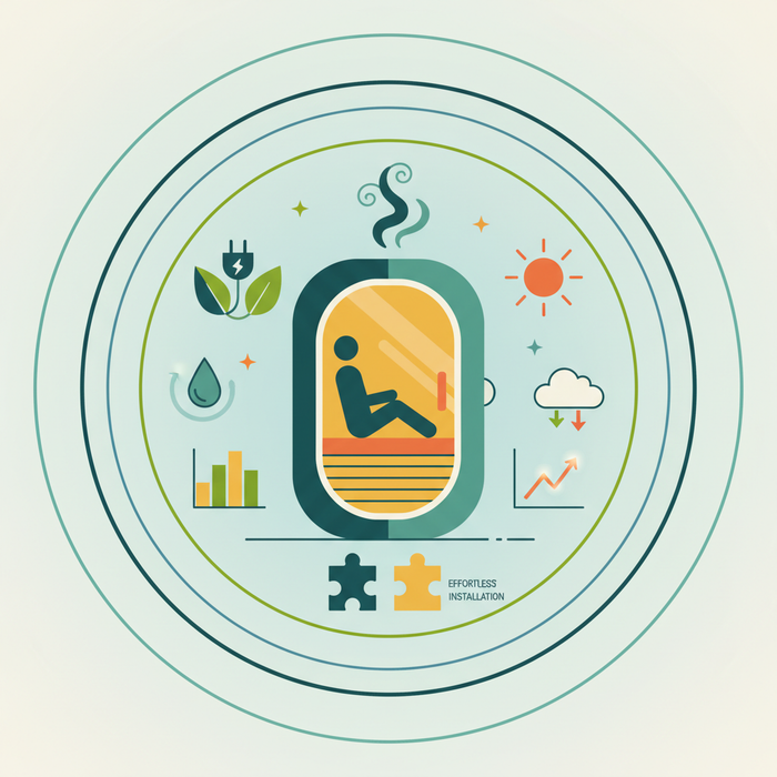 Illustration for SoaknSweat Home Saunas: Energy-Efficient Solutions with Effortless Installation