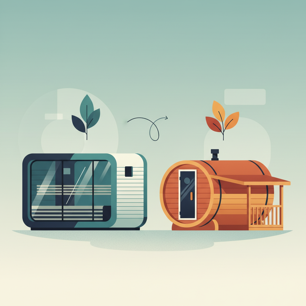 Illustration for MySauna vs. Redwood Outdoors: Selecting the Ideal Home Sauna Kit for Your Retreat