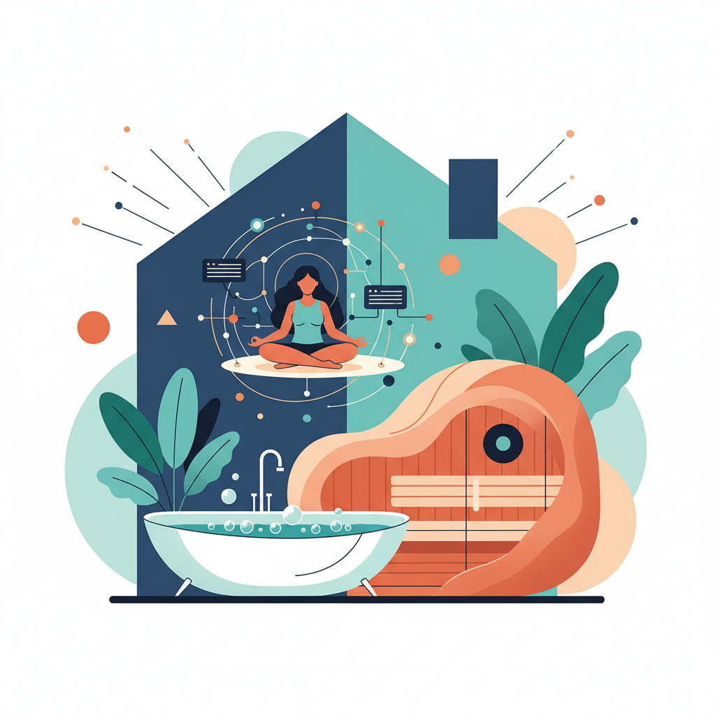 Illustration for Transform Your Home into a Luxury Spa: Premium Wellness Equipment Guide