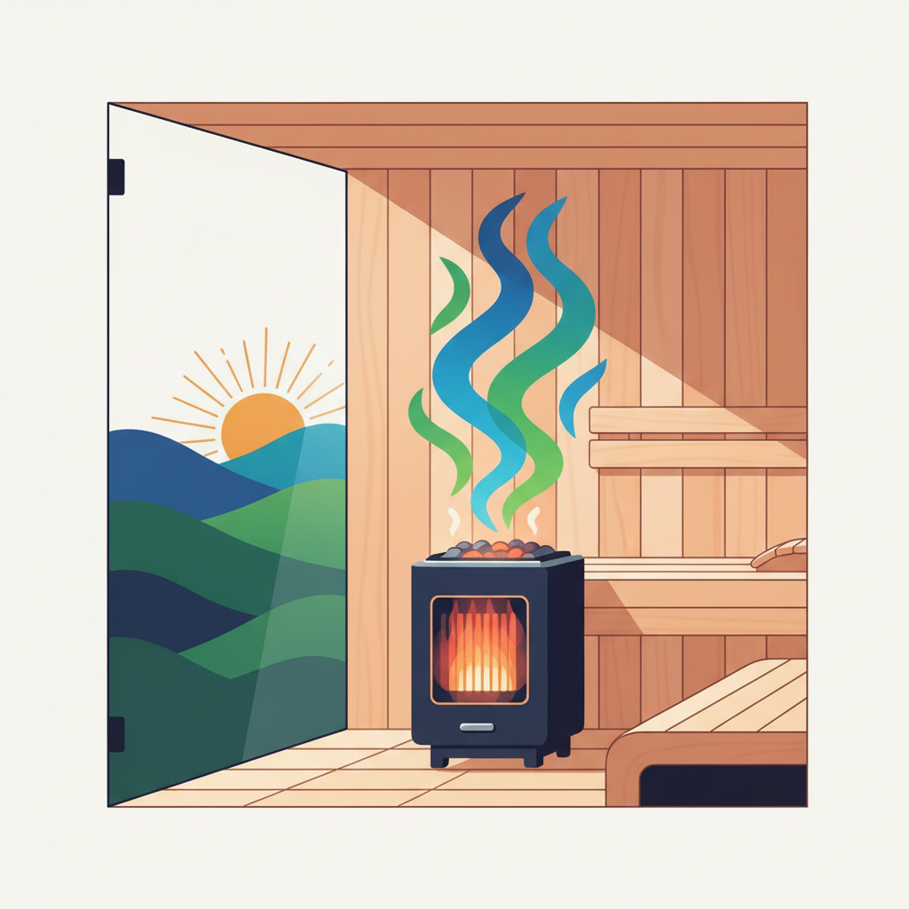 Illustration for Discover the Best Electric Sauna Heater Brands for Your Custom Home Wellness Build