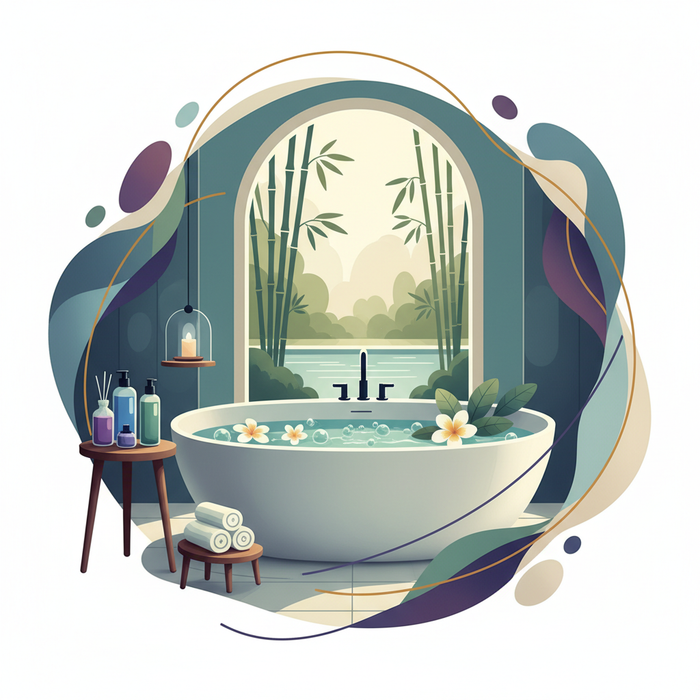 Illustration for Transform Your Home: A Step-by-Step Roadmap to Creating a Luxury At-Home Spa Experience