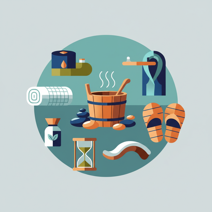 Illustration for Maximize Your Home Sauna Benefits with These Essential Accessories for Ultimate Comfort