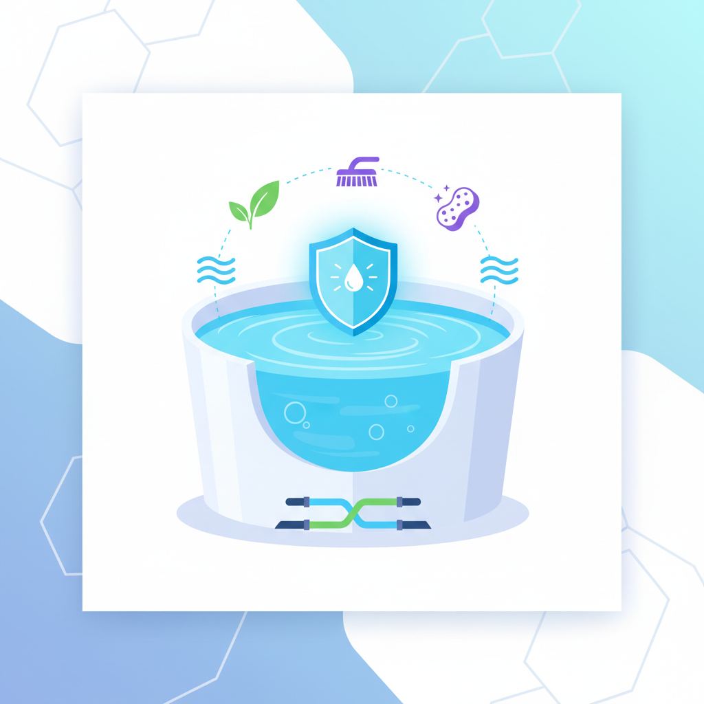 Illustration for Mastering Cold Plunge Tub Sanitation: Essential Cleaning & Maintenance Methods for Optimal Hygiene