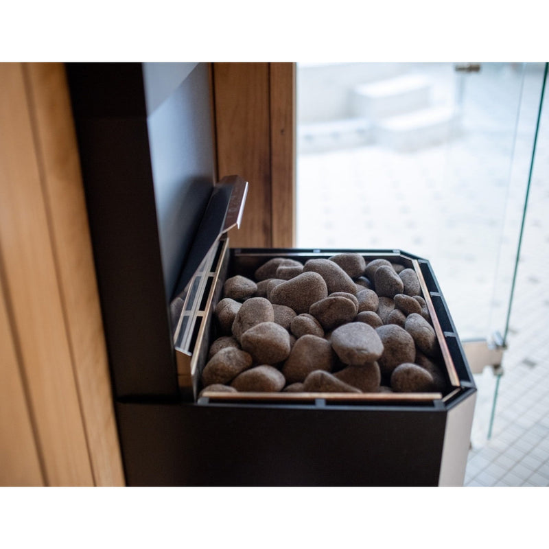 Saunum Air L 13 Sauna Heater Package (13.0kW Black Heater + AirIQ Wi-Fi Control Unit + Stones)