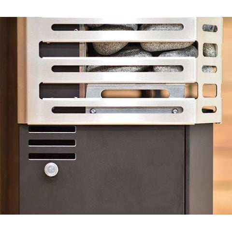 Saunum Air 7 Sauna Heater Package (6.4kW Black Heater + AirIQ Wi-Fi Control Unit + Stones)