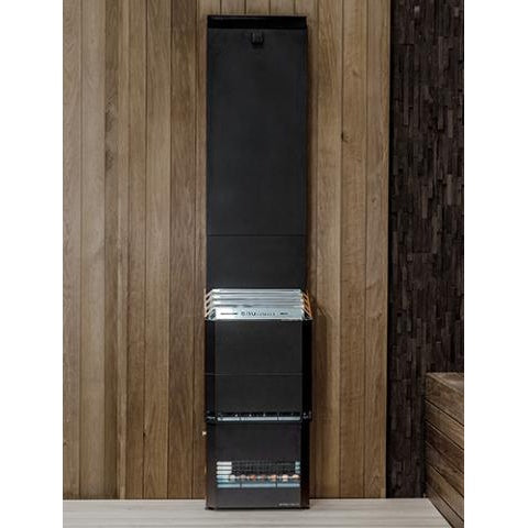 Saunum Air 5 Sauna Heater Package (4.8kW Black Heater + AirIQ Wi-Fi Control Unit + Stones)