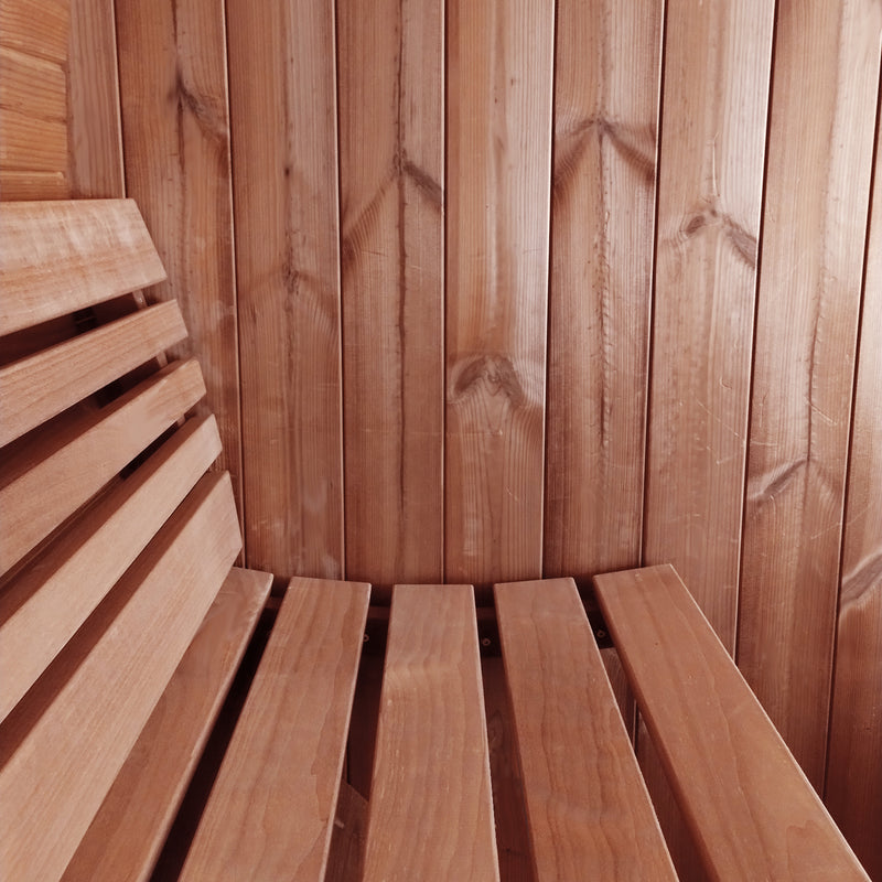 SaunaLife ERGO Series E7 Outdoor Barrel Sauna for 4 People