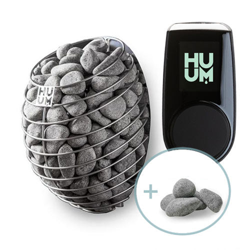 HUUM Drop 6 Sauna Heater Package (6.0kW Electric Heater + Control Unit + Stones)