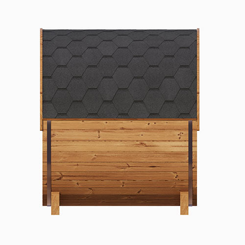 SaunaLife ERGO Series E6 Outdoor Barrel Sauna for 3 People