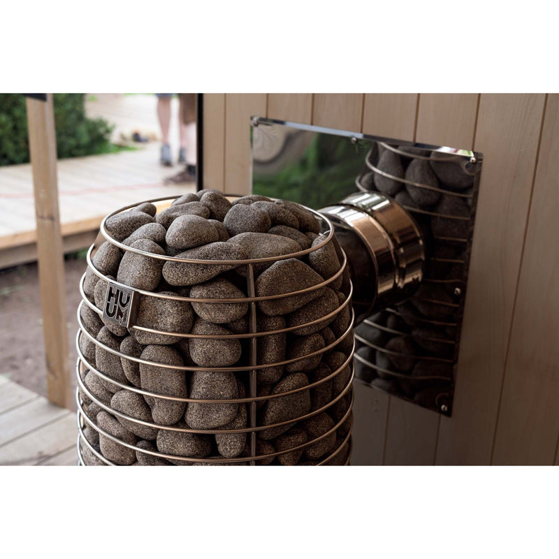HUUM Hive Flow LS Wood-Burning Sauna Stove w/ Firebox Extension (9.8kW)