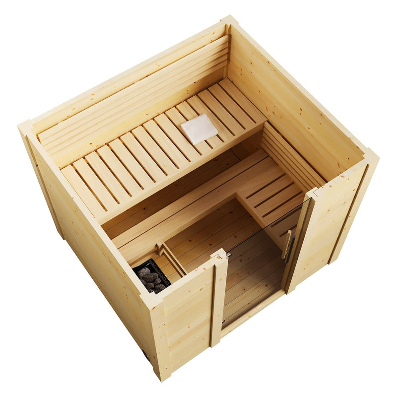 SaunaLife Garden Series G2 Outdoor Sauna for 4 People