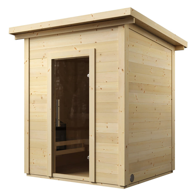 SaunaLife Garden Series G2 Outdoor Sauna for 4 People