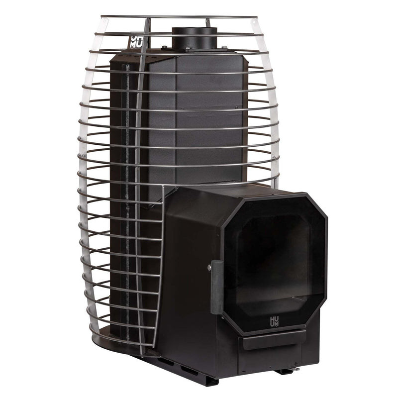 HUUM Hive Flow LS Wood-Burning Sauna Stove w/ Firebox Extension (9.8kW)