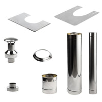 Sauna Barrel Wood Stove Chimney Kit