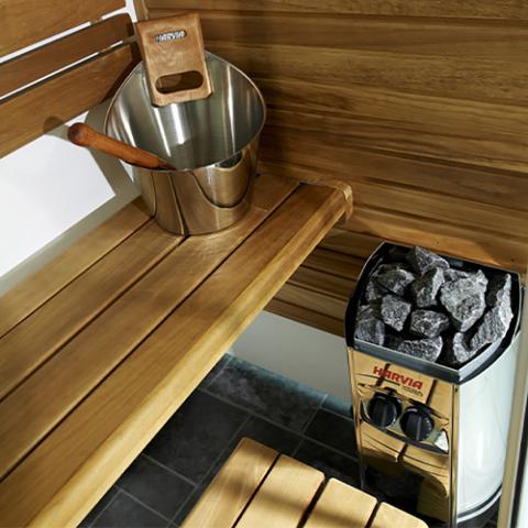 Harvia Vega 1.7 Sauna Heater w/ Built-In Controls (1.7kW - Standard 120V Outlet)