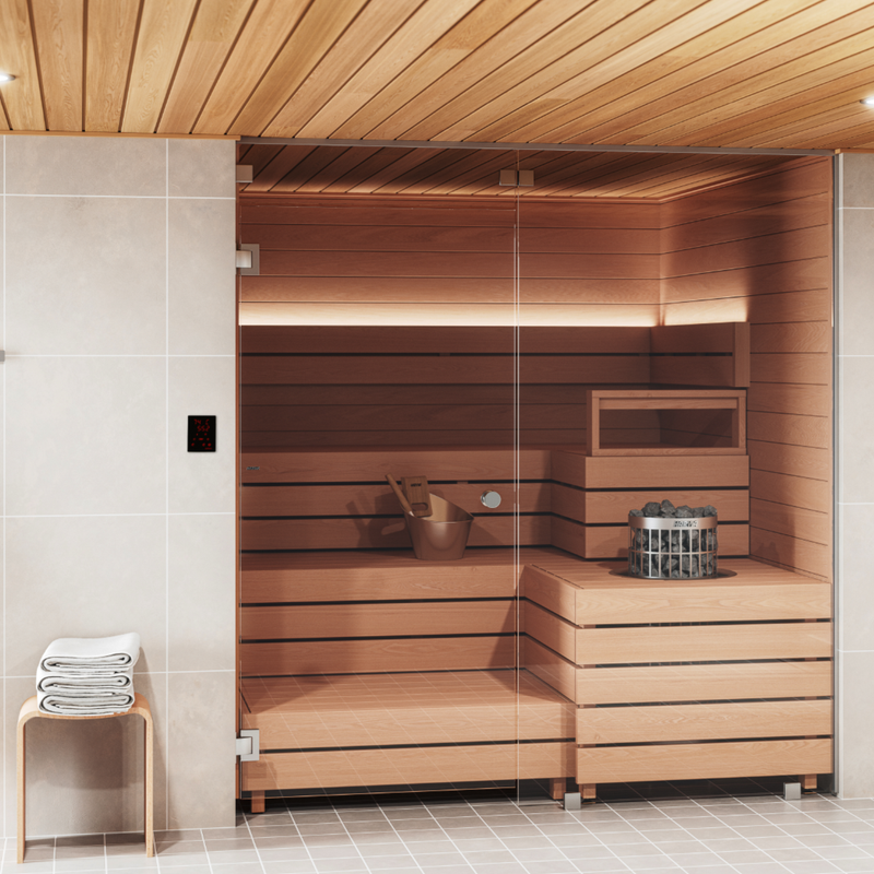 Harvia Cilindro PC60E Stainless Steel Sauna Heater (6.0kW - 240V)