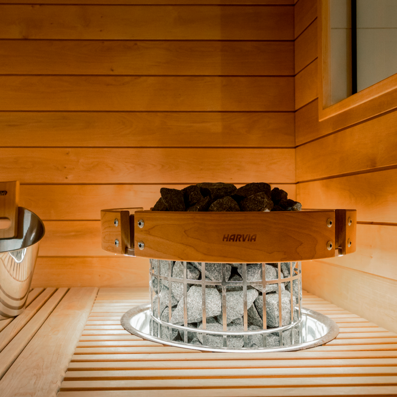 Harvia Cilindro PC60E Stainless Steel Sauna Heater (6.0kW - 240V)