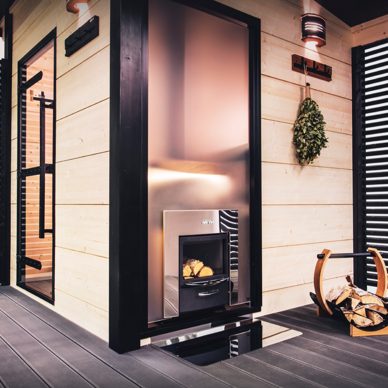 Harvia Legend 240 DUO Wood-Burning Sauna Stove & Fireplace (21.0kW)