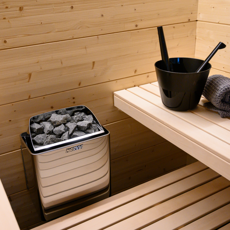 Harvia KIP60W Stainless Steel Sauna Heater (6.0kW - 240V Home Use)
