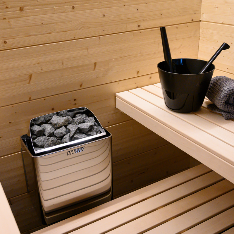 Harvia KIP45W Stainless Steel Sauna Heater (4.5kW - 240V Home Use)