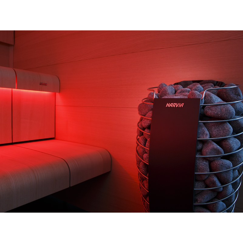 Harvia Spirit SP60E Sauna Heater Package (6.0kW Electric Heater + Control Unit + Stones)