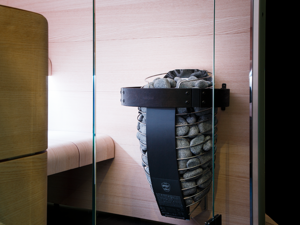 Harvia Spirit SP90E Sauna Heater Package (9.0kW Electric Heater + Control Unit + Stones)