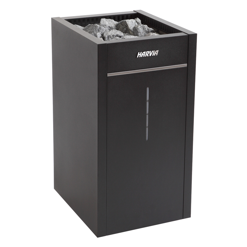 Harvia Virta Combi HL80SA Sauna Heater Package (8.0kW Electric Heater + Control Unit + Stones)