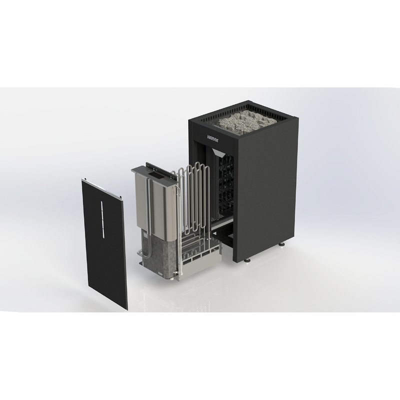 Harvia Virta Combi HL90SA Sauna Heater Package (9.0kW Electric Heater + Control Unit + Stones)