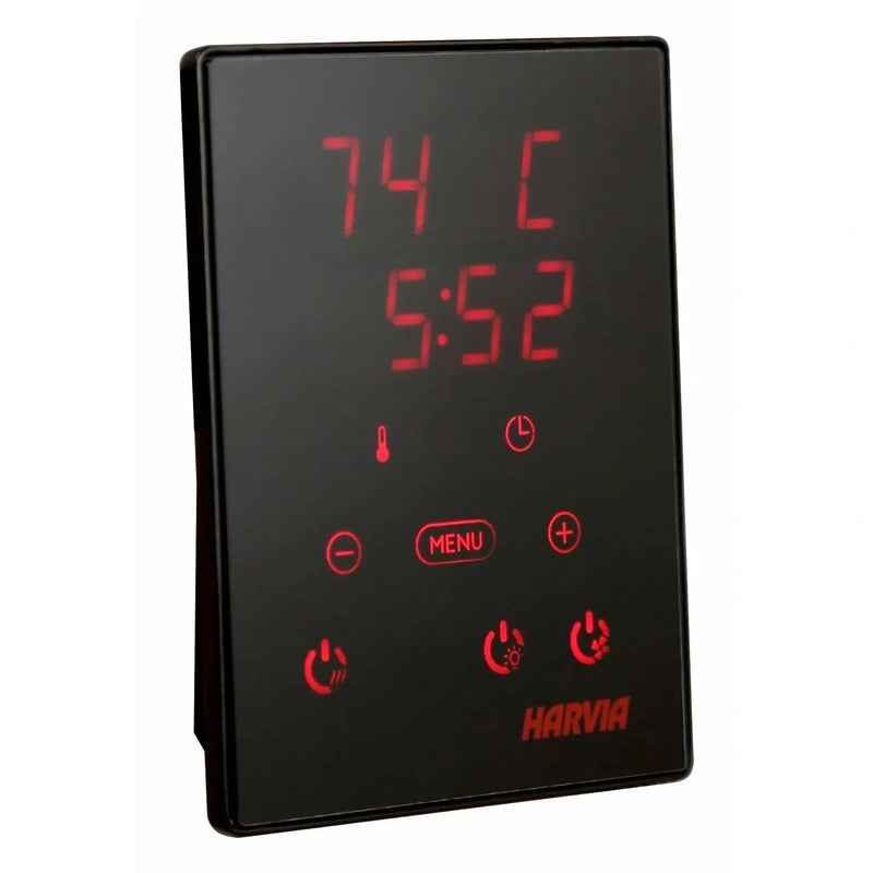 Harvia Virta Pro HL200E Sauna Heater Package (20.0kW Electric Heater + Control Unit w/ Extension Box + Stones)