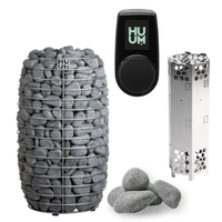 HUUM Hive Mini 9 Sauna Heater Package (9.0kW Heater + Control Unit + Stones)