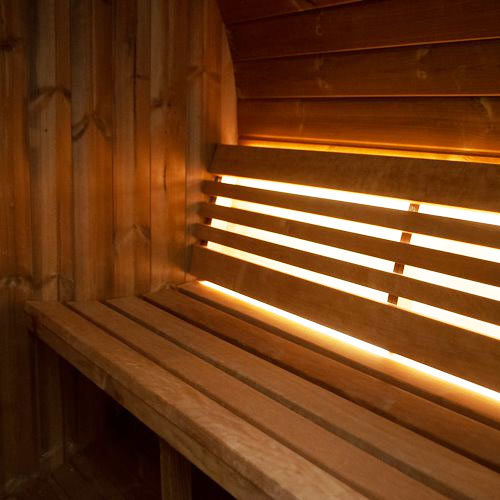 SaunaLife ERGO Series E7 Outdoor Barrel Sauna for 4 People