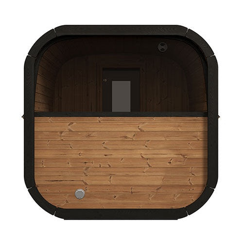 SaunaLife Cube Series CL12GCP Outdoor Sauna for 8 People