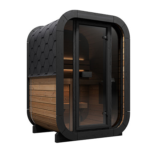 SaunaLife Cube Series CL3G Outdoor Sauna for 2 People