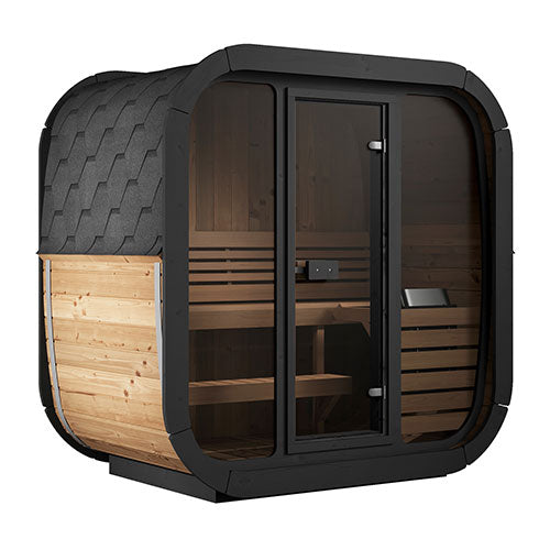 SaunaLife Cube Series CL4G Outdoor Sauna for 3 People
