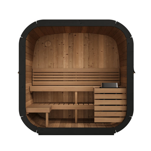 SaunaLife Cube Series CL5G Outdoor Sauna for 4 People