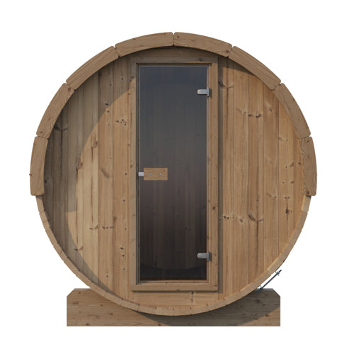 SaunaLife ERGO Series E8 Outdoor Barrel Sauna for 6 People