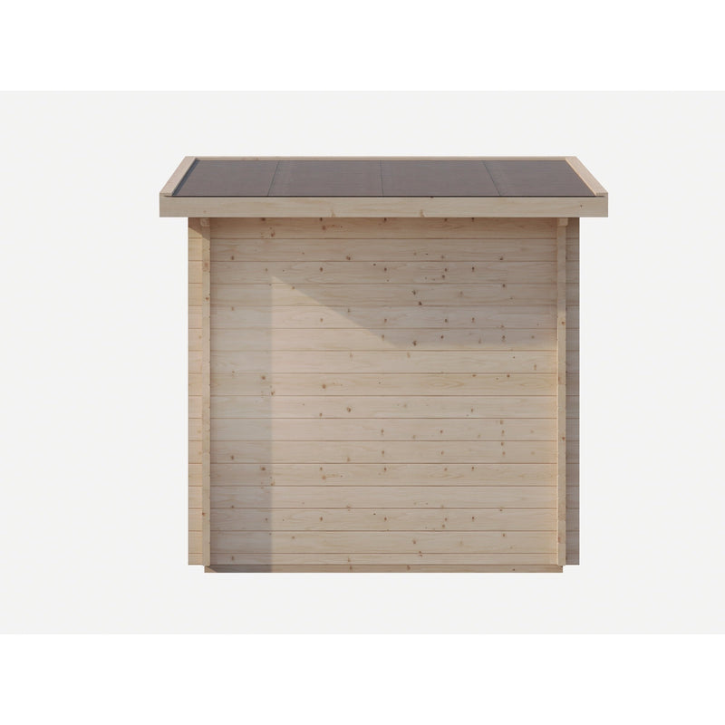 SaunaLife Garden Series G4 Outdoor Sauna for 6 People (With 2 Large Windows)