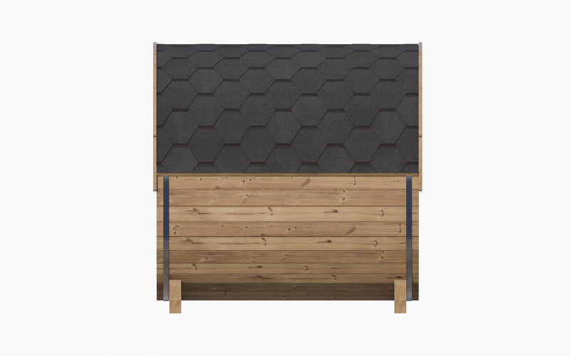 SaunaLife ERGO Series E8 Outdoor Barrel Sauna for 6 People