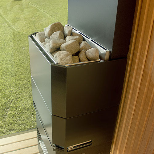 Saunum Air 5 Sauna Heater w/ Climate Equalizer (4.8kW - Black - 240V)