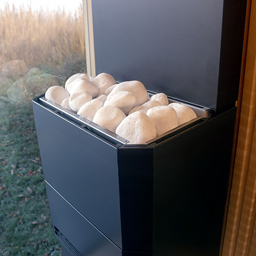 Saunum Air 5 Sauna Heater w/ Climate Equalizer (4.8kW - Black - 240V)