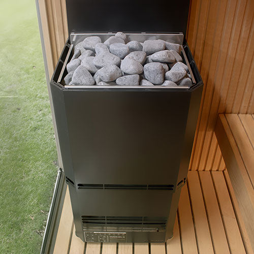 Saunum Air L 15 Sauna Heater w/ Climate Equalizer (15.2kW - Black - 240V)